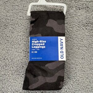 Old Navy High-Rise Cropped Leggings Camo Print‎ Activewear Small